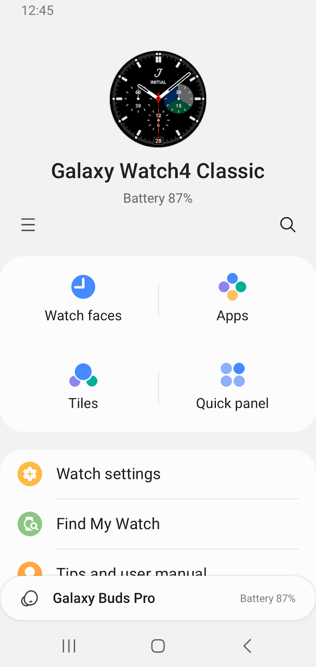 Galaxy Watch Manager Resimleri