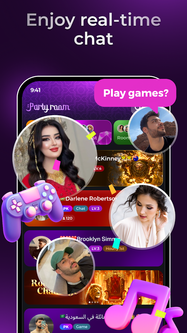 Yaahlan:Voice Chat Party&Games Resimleri