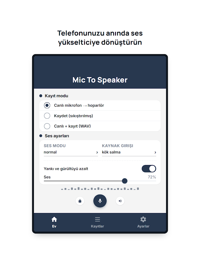 Hoparlöre Mikrofon Resimleri