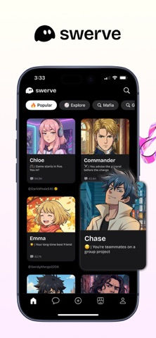 Swerve: AI Chat & Stories Resimleri