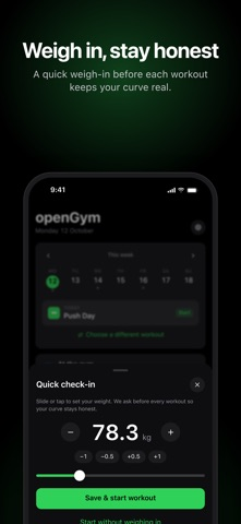 openGym: Workout Tracker Resimleri