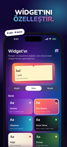 Memsy İngilizce Kelime Widgeti Resimleri