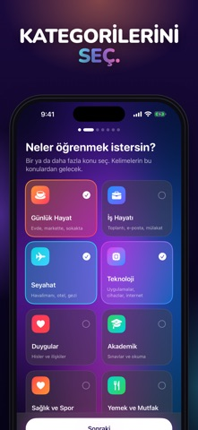 Memsy İngilizce Kelime Widgeti Resimleri
