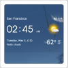 Android Transparent clock & weather Resim