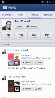 Pandora internet radio Resimleri