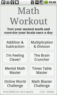 Math Workout Resimleri