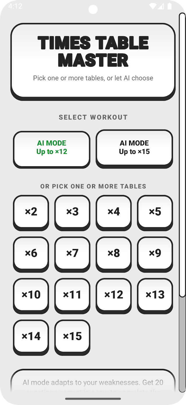 Math Workout Resimleri