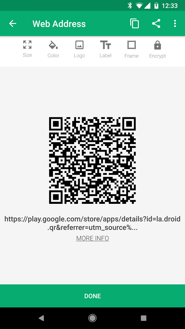 QR Droid Resimleri
