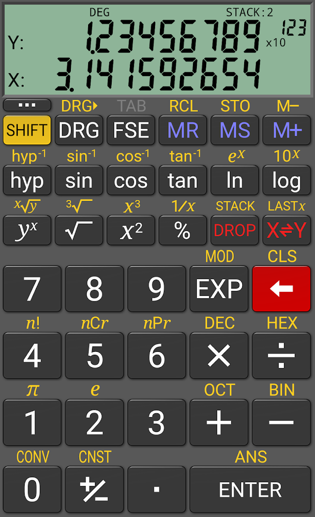 RealCalc Scientific Calculator Resimleri