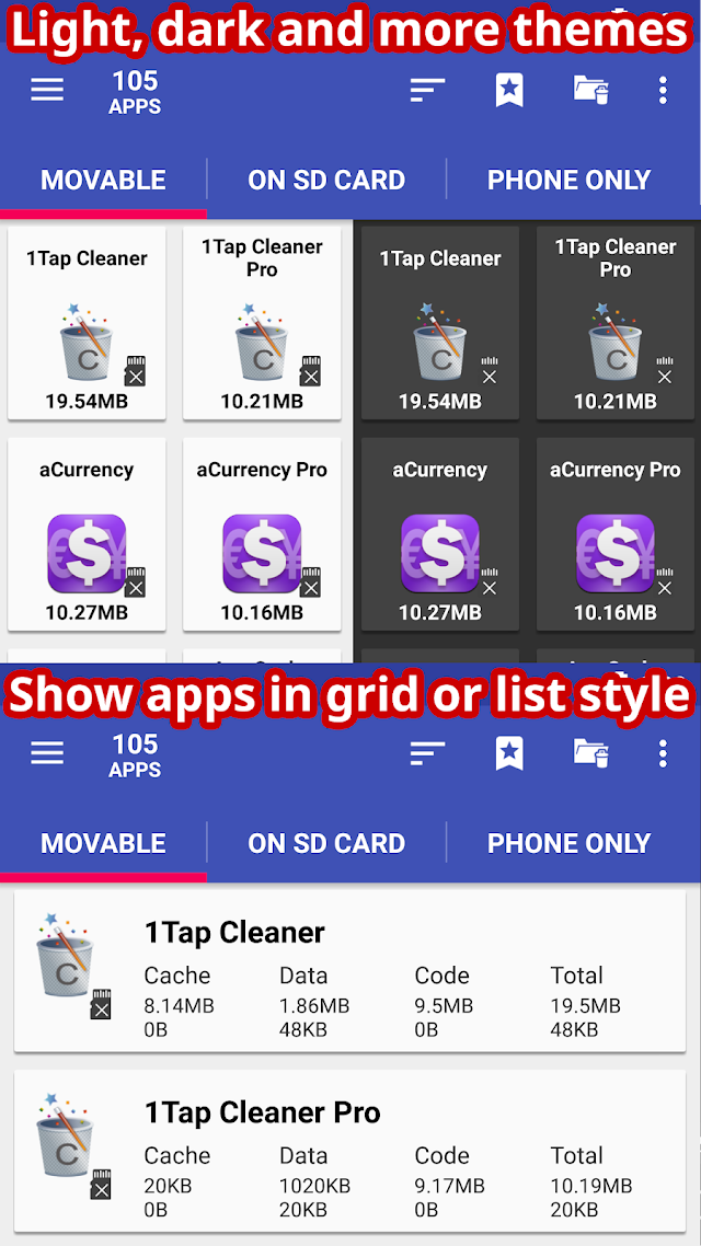 AppMgr III (App 2 SD) Resimleri