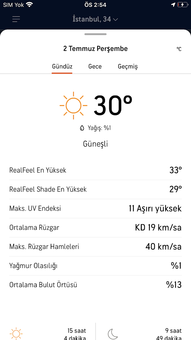 AccuWeather Hava Durumu Resimleri