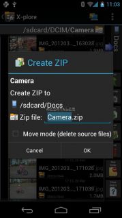 X-plore File Manager Resimleri