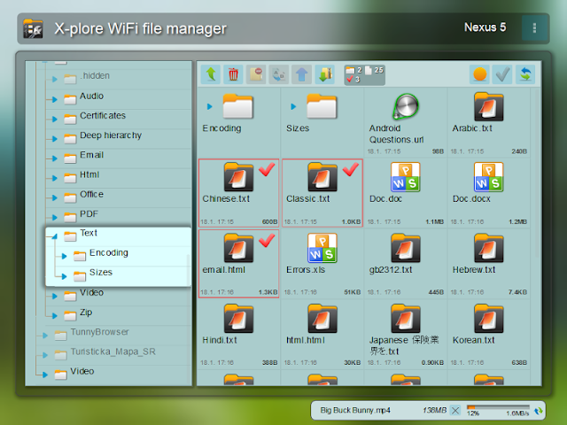 X-plore File Manager Resimleri