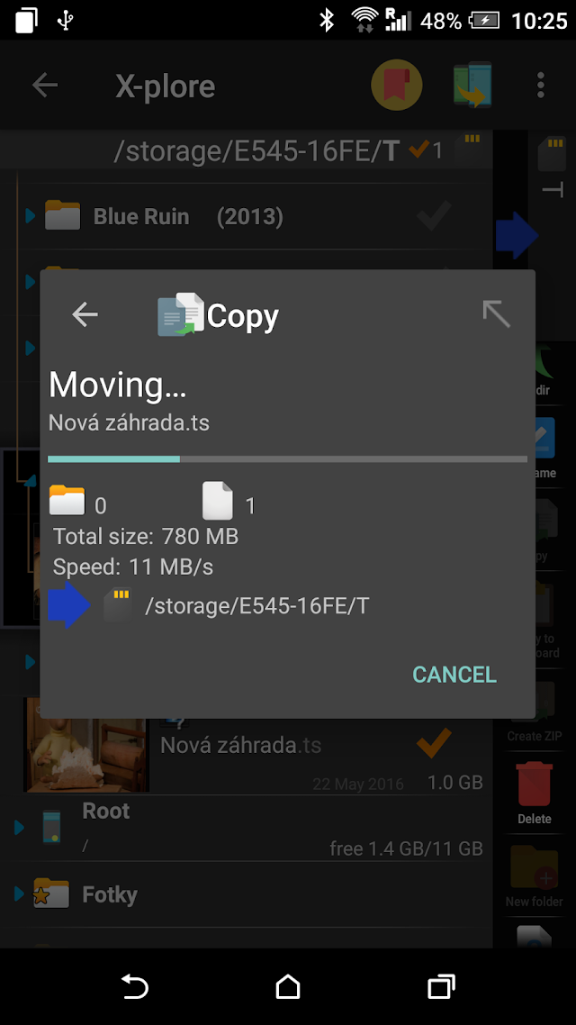 X-plore File Manager Resimleri