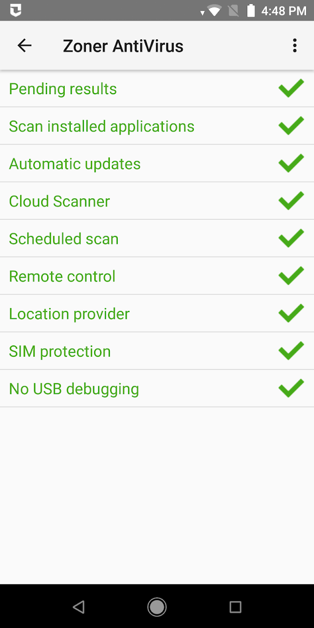 Zoner AntiVirus Resimleri