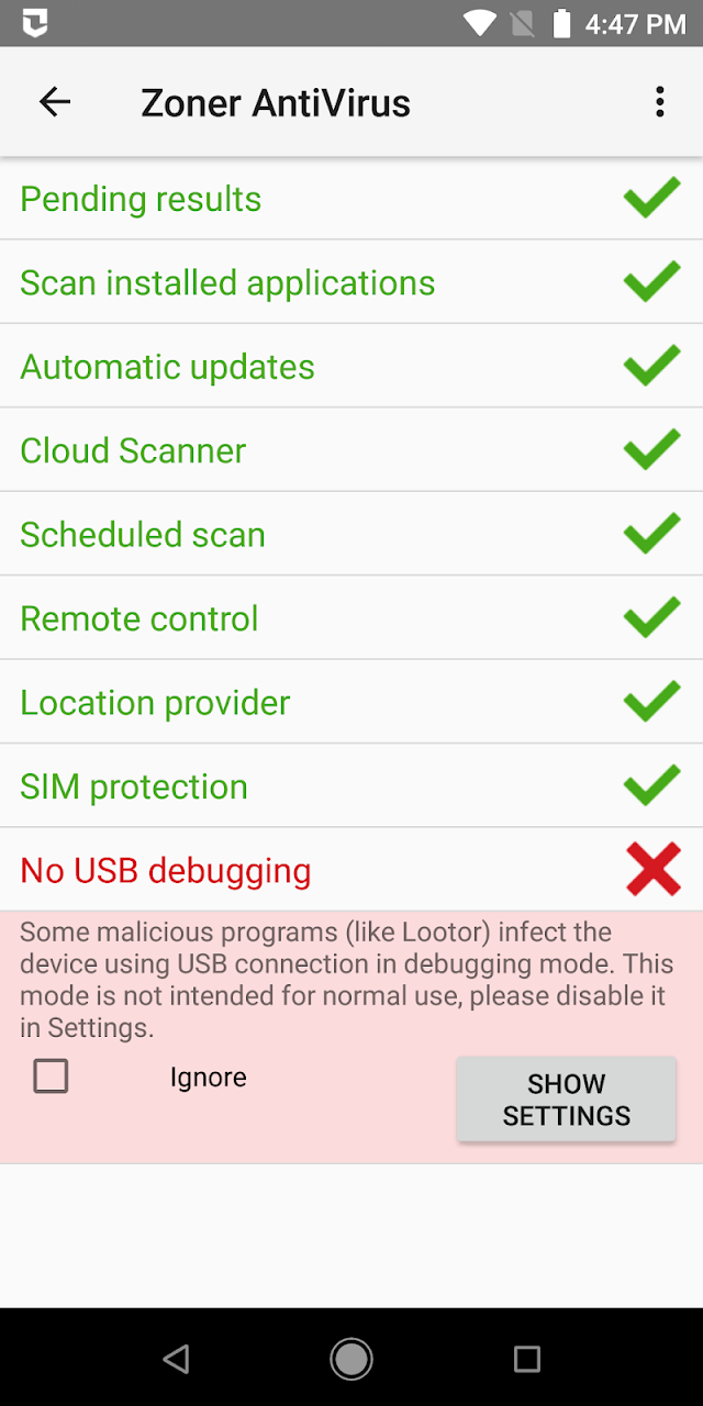 Zoner AntiVirus Resimleri