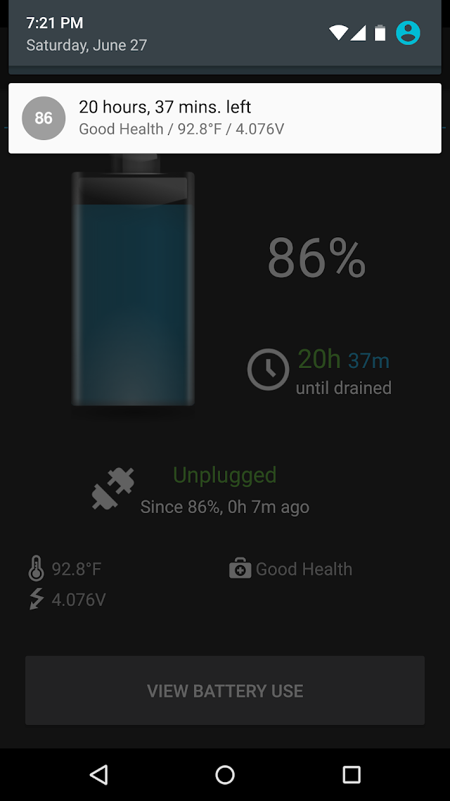 BatteryBot Battery Indicator Resimleri