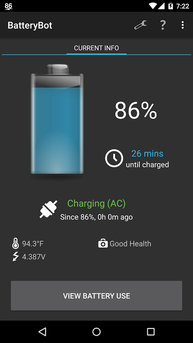 BatteryBot Battery Indicator Resimleri
