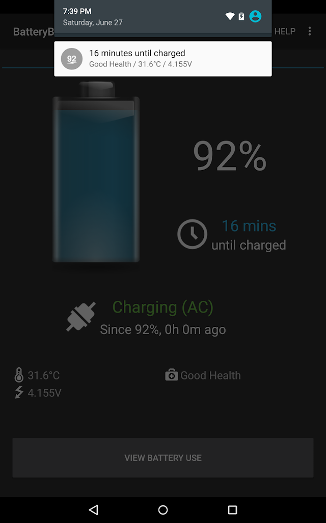 BatteryBot Battery Indicator Resimleri