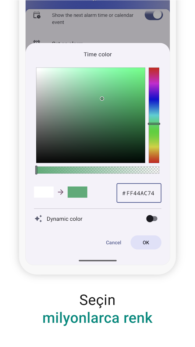 Dijital Saat Widget'ı Resimleri
