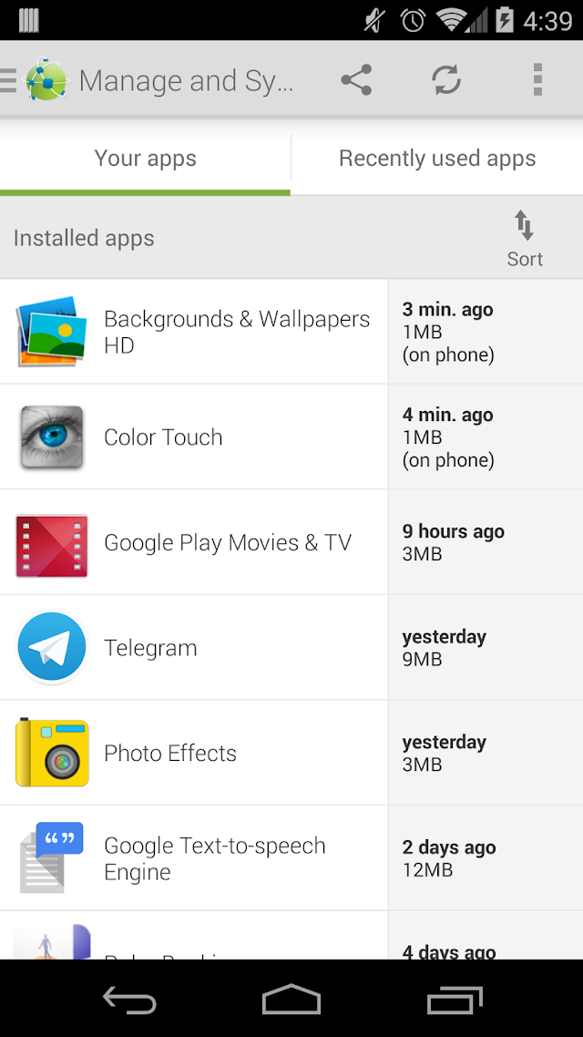 AppBrain App Market Resimleri