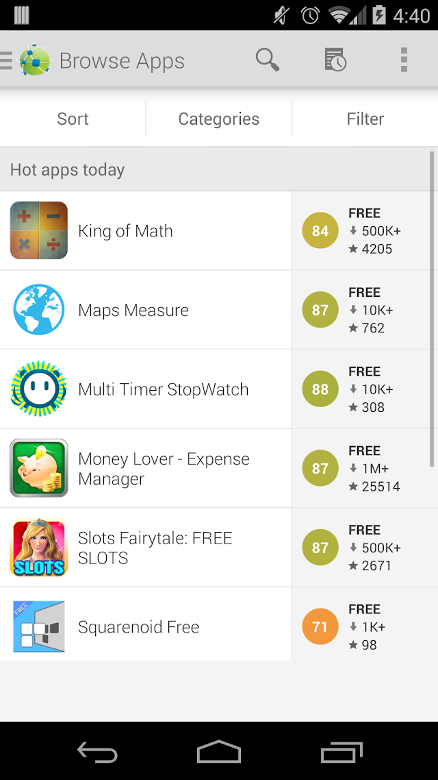 AppBrain App Market Resimleri