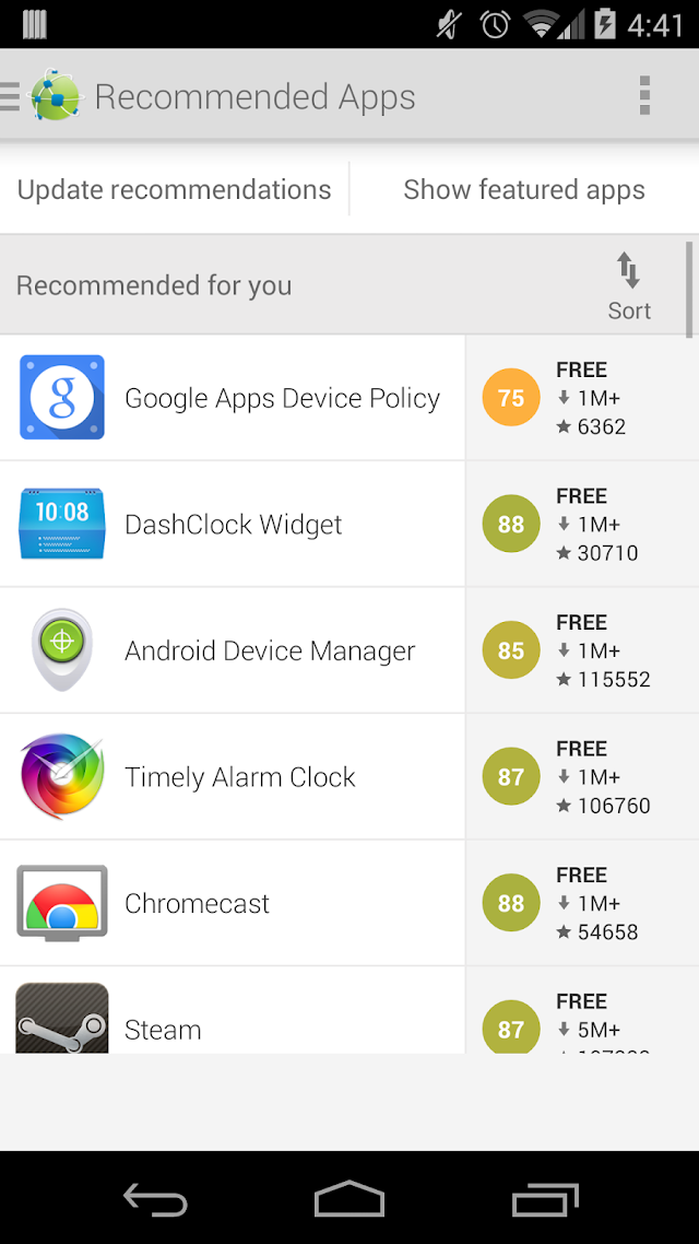 AppBrain App Market Resimleri