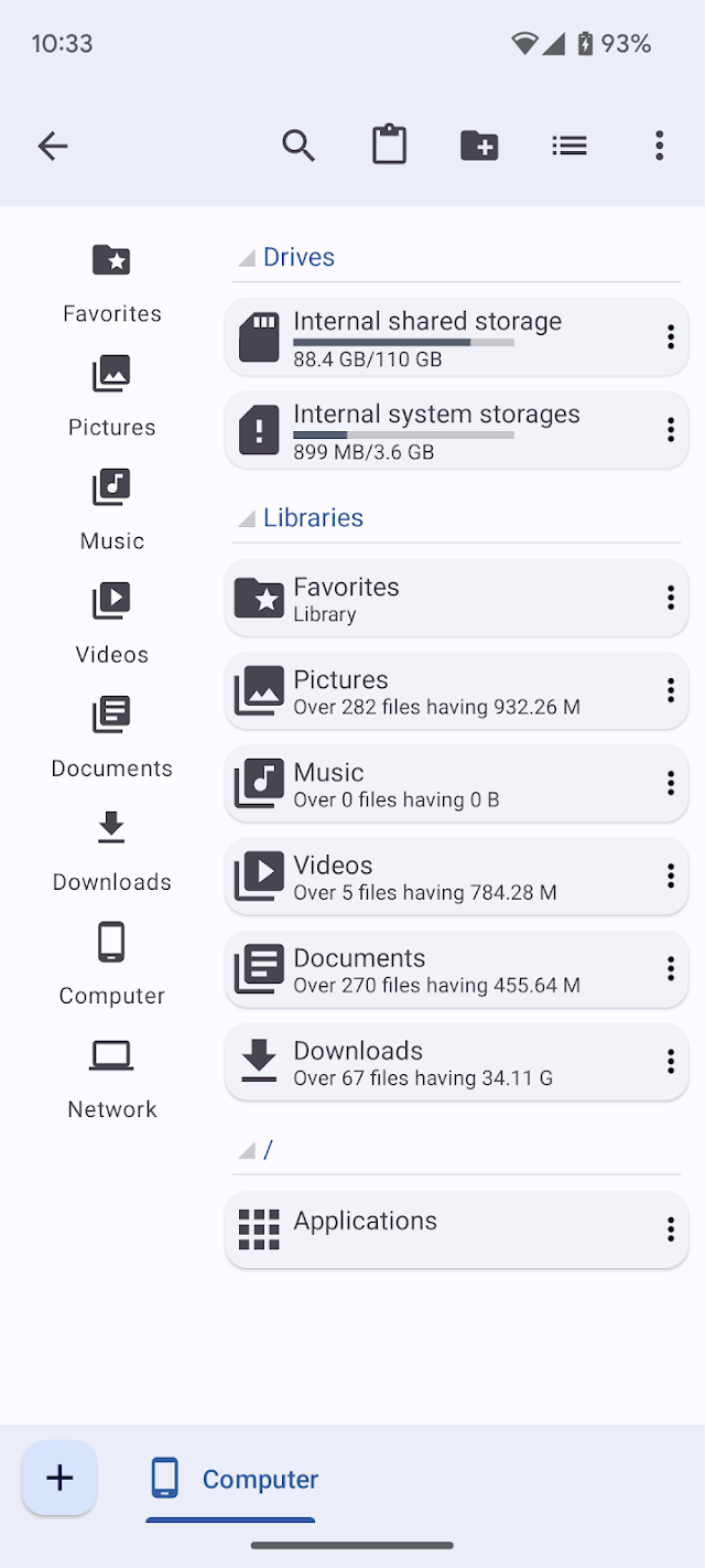 Computer File Explorer Resimleri