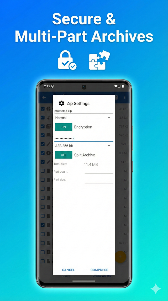 Easy UnRAR ZIP, 7Z, TAR, GZ Resimleri
