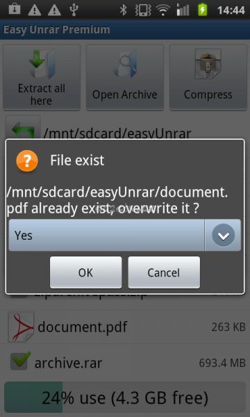 easy unrar android doesnt work easy unrar android doesnt work