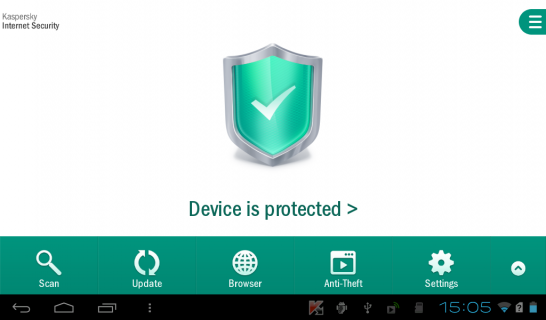 Kaspersky Mobile Security Resimleri