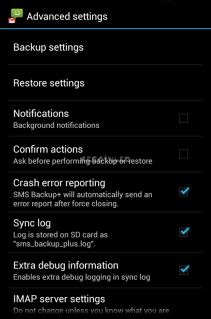 SMS Backup + Resimleri