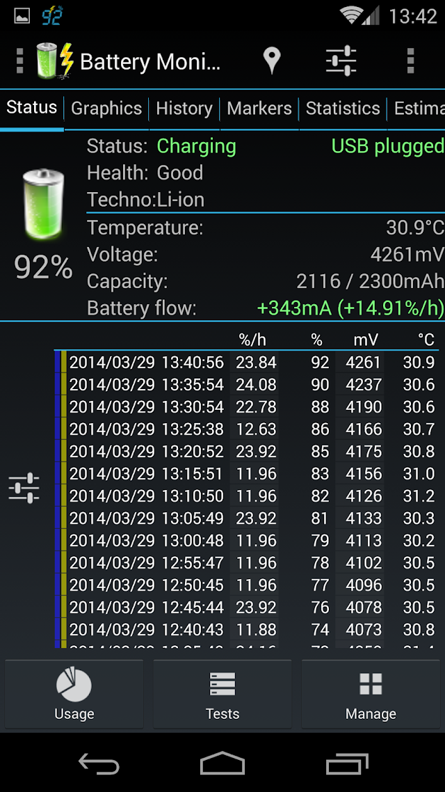 3C Battery Manager Resimleri