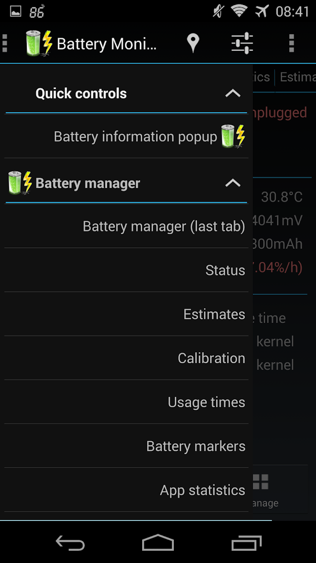 3C Battery Manager Resimleri