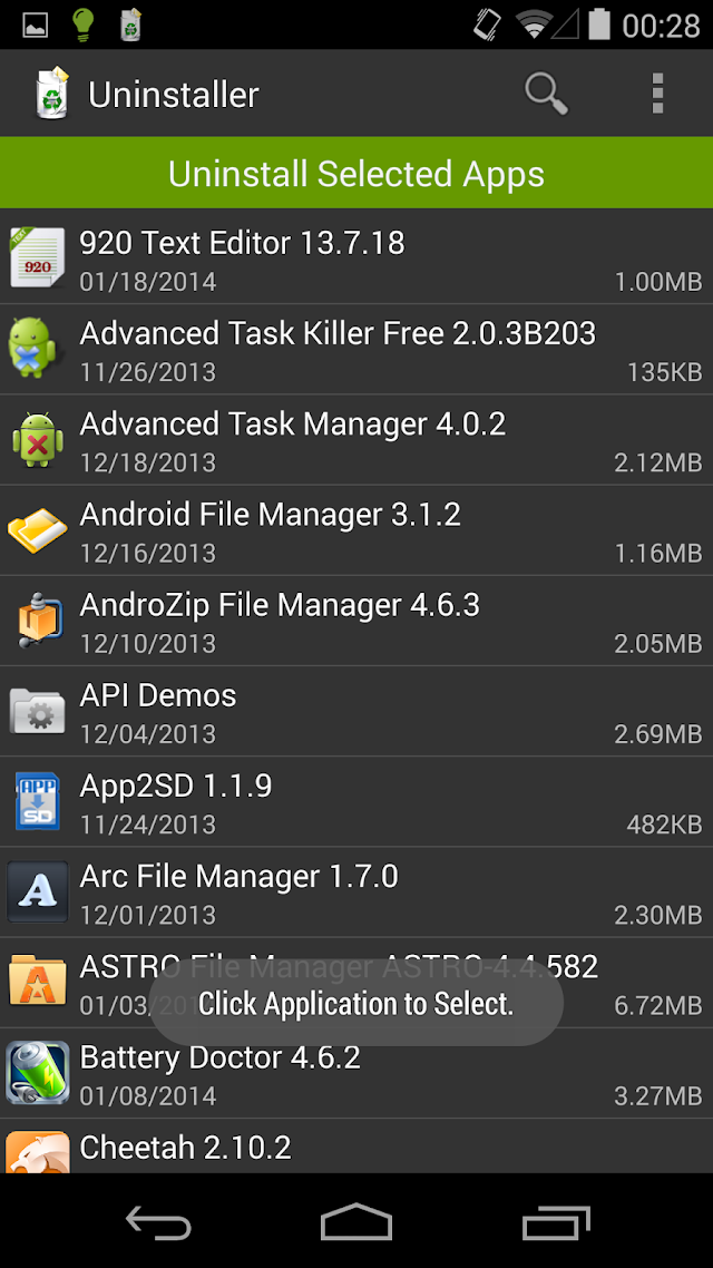 Uninstaller Resimleri