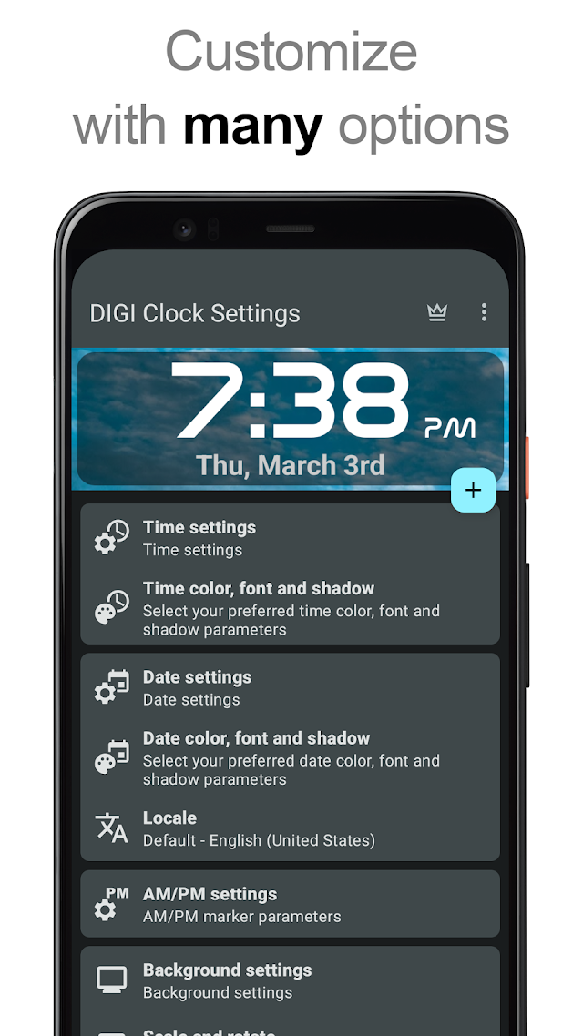 DIGI Saat Widget Resimleri