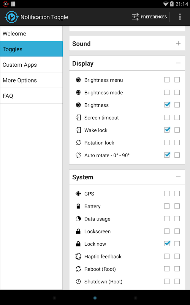 Notification Toggle Resimleri