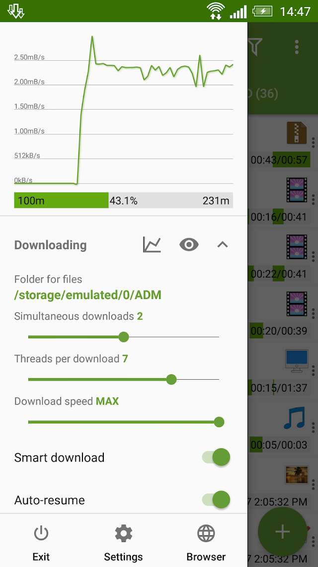 Advanced Download Manager Resimleri