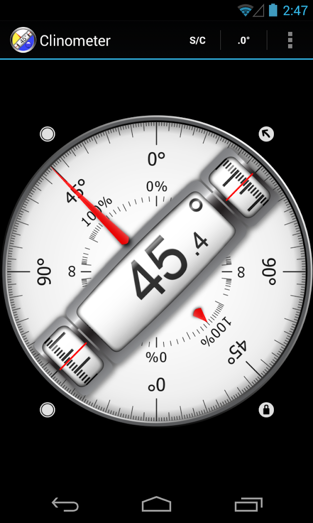 Clinometer + bubble level Resimleri