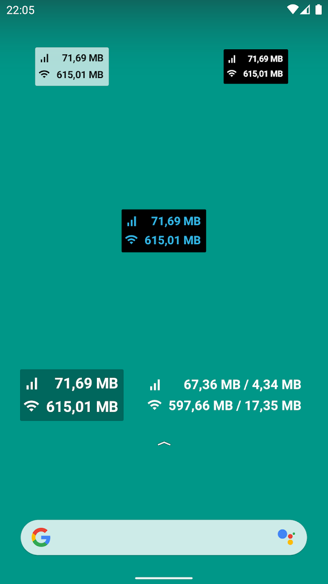 Data counter widget Resimleri