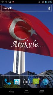3D Turkey Flag LWP Resimleri