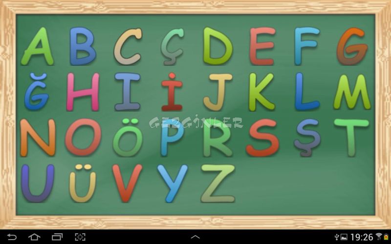 Alfabe ndir android gezginler mobil