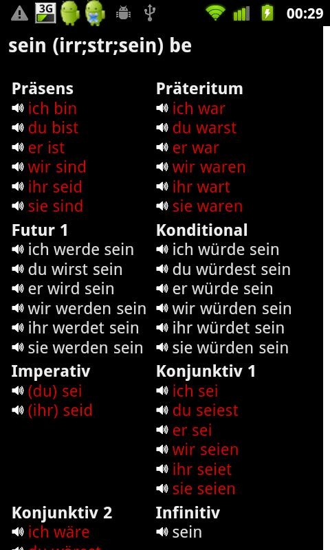 German Verbs Resimleri