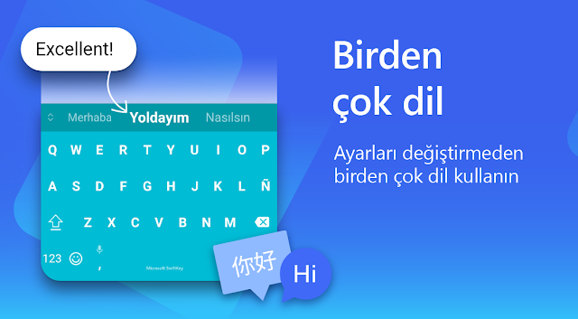 Microsoft SwiftKey Klavye Resimleri
