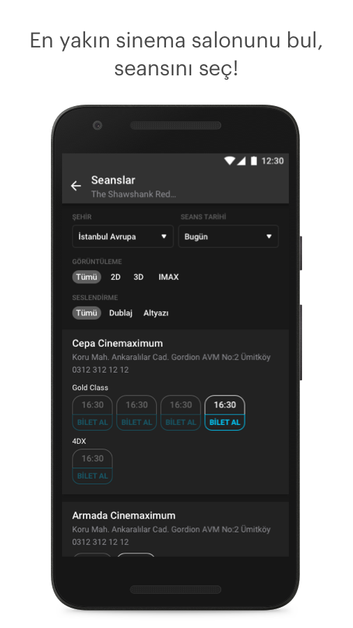 Sinemalar - Vizyon, Platform Resimleri
