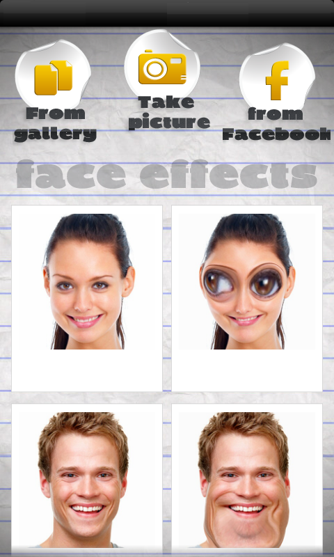 Funny Face Effects Resimleri