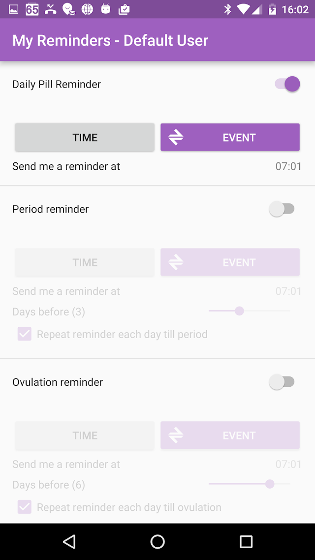 My Days - Ovulation Calendar & Resimleri
