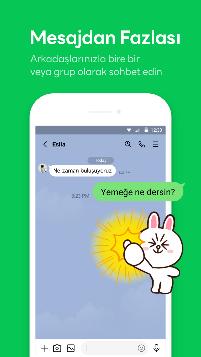 LINE: Arama ve Mesaj Resimleri