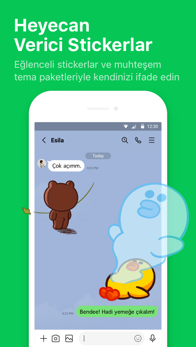 LINE: Arama ve Mesaj Resimleri