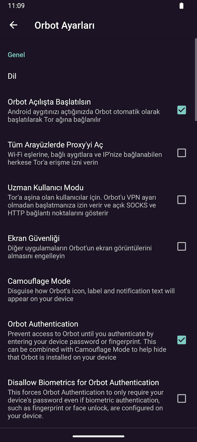 Orbot: Android için Tor Resimleri